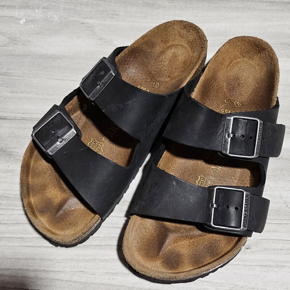 Birkenstock Black Arizona Sandals 38